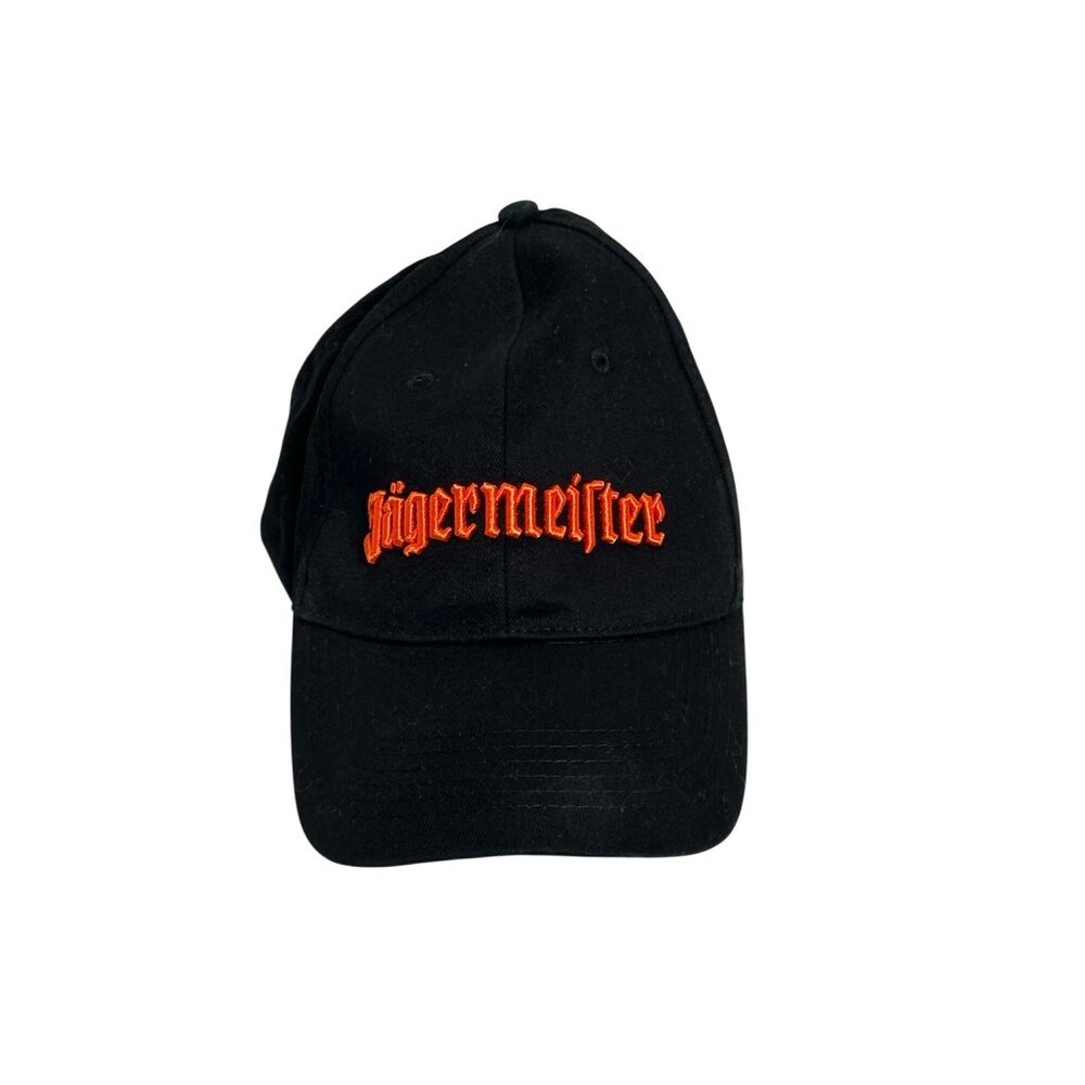 Jagermeister Black Logo Promo Baseball Hat Cap Adjustable OSFM